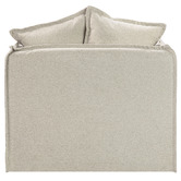 Temple &amp; Webster Montauk Upholstered Armchair &amp; Slipcover Ottoman Set