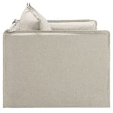 Temple &amp; Webster Montauk Slipcover Reversible Chaise Sofa &amp; Armchair Set