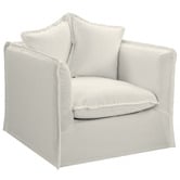 Temple &amp; Webster Montauk Slipcover Reversible Chaise Sofa &amp; Armchair Set