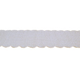 Temple &amp; Webster Rowe Boucle Wool-Blend Scalloped Rug