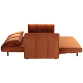 Temple &amp; Webster Echo Velvet Single Sofa Bed