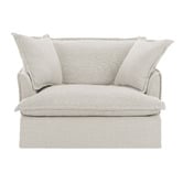 Temple &amp; Webster Softy Premium Oversized SIipcover Armchair