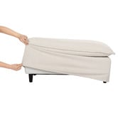 Temple &amp; Webster Softy Premium Slipcover Ottoman