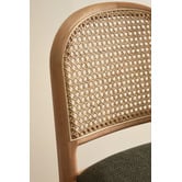 Temple &amp; Webster 66cm Louie Arched Rattan &amp; Solid Beech Wood Bar Stool