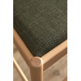 Temple &amp; Webster 63cm Louie Arched Rattan and Solid Beech Wood Bar Stool