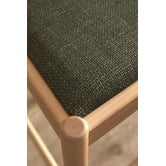 Temple &amp; Webster 66cm Louie Arched Rattan &amp; Solid Beech Wood Bar Stool