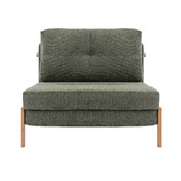 Temple &amp; Webster Brad Upholstered Single Sofa Bed