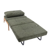 Temple &amp; Webster Brad Upholstered Single Sofa Bed