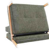 Temple &amp; Webster Brad Upholstered Single Sofa Bed