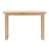 Temple &amp; Webster Ski-Leg Oak Wood Console Table