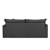 Temple &amp; Webster Softy Premium 3 Seater Queen Slipcover Sofa Bed