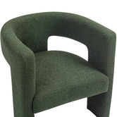 Temple &amp; Webster Pomaire 3 Legged Boucle Occasional Chair