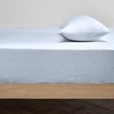 Temple &amp; Webster Pure French Flax Linen Fitted Sheet