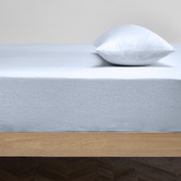 Temple &amp; Webster Pure French Flax Linen Fitted Sheet