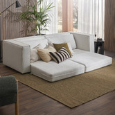 Temple &amp; Webster Porto 4 Seater Queen Sofa Bed