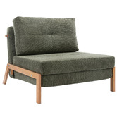 Temple &amp; Webster Brad Upholstered Single Sofa Bed