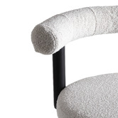 Temple &amp; Webster Hannon Boucle Office Chair &amp; Brianna 3 Drawer Desk Set