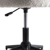 Temple &amp; Webster Hannon Boucle Office Chair &amp; Brianna 3 Drawer Desk Set