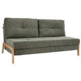Temple &amp; Webster Brad Upholstered Double Sofa Bed