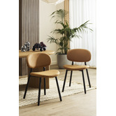 Temple &amp; Webster Millie Faux Leather Dining Chairs