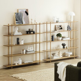 Temple &amp; Webster Large Banjo 5 Tier Bookcase