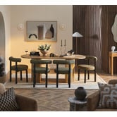 Temple &amp; Webster Roselin Boucle Dining Chairs