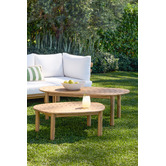 Temple &amp; Webster 32cm Avalon Acacia Wood Outdoor Coffee Table