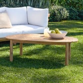 Temple &amp; Webster 39cm Avalon Acacia Wood Outdoor Coffee Table