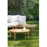 Temple &amp; Webster 39cm Avalon Acacia Wood Outdoor Coffee Table