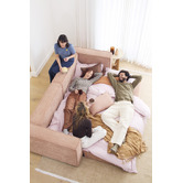 Temple &amp; Webster Porto 4 Seater Queen Sofa Bed