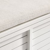 Temple &amp; Webster 2 Seater Malibu Aluminium Outdoor Storage Bench