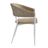 Temple &amp; Webster Wanda PE Wicker &amp; Aluminium Outdoor Dining Chairs