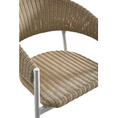 Temple &amp; Webster Wanda PE Wicker &amp; Aluminium Outdoor Dining Chairs