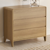 Temple &amp; Webster Raphael 3 Drawer Chest &amp; Bedside Table Set