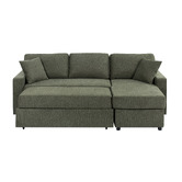 Temple &amp; Webster Darcy 3 Seater Sofa Bed with Reversible Chaise