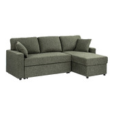 Temple &amp; Webster Darcy 3 Seater Sofa Bed with Reversible Chaise