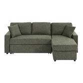 Temple &amp; Webster Darcy 3 Seater Sofa Bed with Reversible Chaise