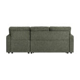 Temple &amp; Webster Darcy 3 Seater Sofa Bed with Reversible Chaise