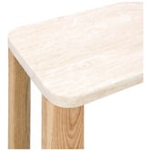 Temple &amp; Webster Ronan Travertine Console Table