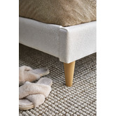 Temple &amp; Webster Cloud Boucle Bed Frame
