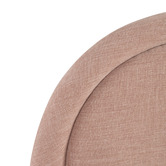 Temple &amp; Webster Pink Archie Upholstered Single Bed