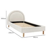 Temple &amp; Webster Archie Upholstered Bed