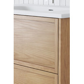 Temple &amp; Webster Cali 750mm Wall Hung Single Vanity with Integrated Basin