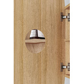 Temple &amp; Webster Mecca 450mm Pill Mirrored Shaving Cabinet