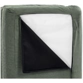Temple &amp; Webster Olly Corduroy Lounge Chair Single Sofa Bed