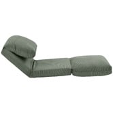 Temple &amp; Webster Olly Corduroy Lounge Chair Single Sofa Bed