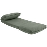 Temple &amp; Webster Olly Corduroy Lounge Chair Single Sofa Bed