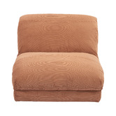 Temple &amp; Webster Olly Corduroy Lounge Chair Single Sofa Bed