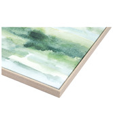 Temple &amp; Webster Soft Sage Landscape Framed Canvas Wall Art