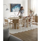 Temple &amp; Webster Anika Oval Mango Wood Dining Table